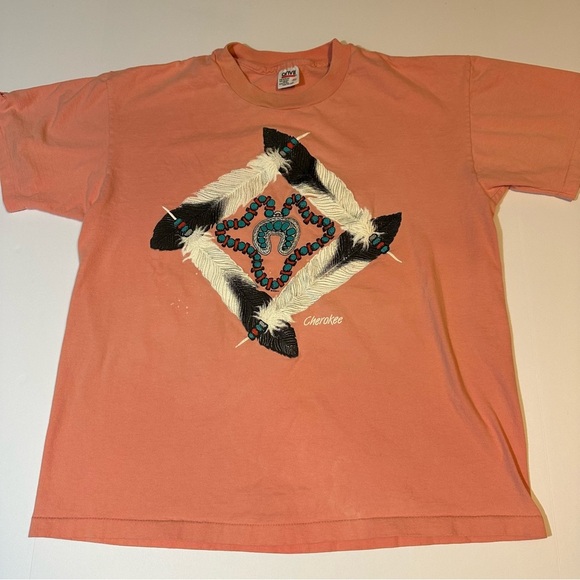 Vintage Other - Vtg 90s Cherokee Native American T-shirt